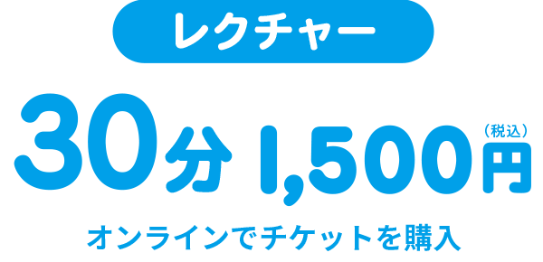 レクチャー　30分 1,000円